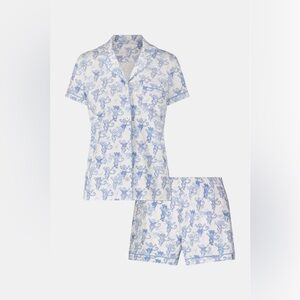 Roller Rabbit x LoveShackFancy Pastiche De Monkey Women's Polo Pajama